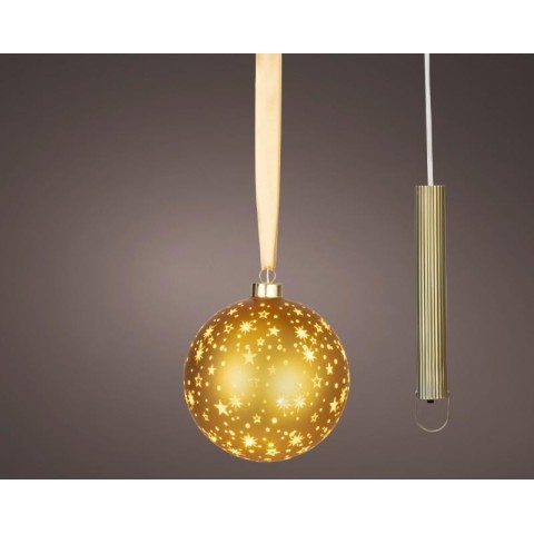 SFERA 15 LED STELLINE ORO D.14